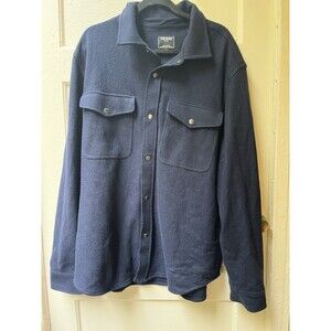 Todd Synder Shirt Jacket XXL Cashmere Wool Blend Made in Italy Staples Casual